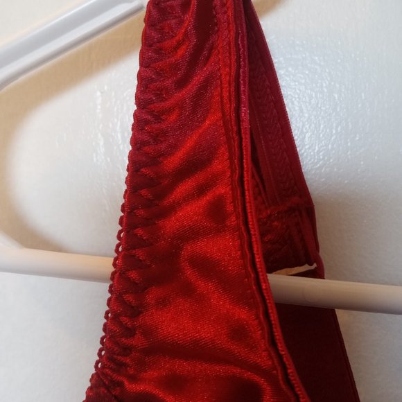 AVENUE BODY Women's 2 tone Cranberry BRA size 46C  UNDERWIRE ADJ hooks n straps - Picture 4 of 8